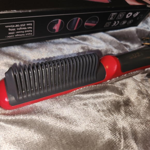 NEW With Box, Hair Straightener HQT-908B Brush Tool,Beauty,Hot Iron,PTC Heating - Picture 3 of 6
